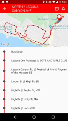 Laguna Beach Trolley App android App screenshot 1